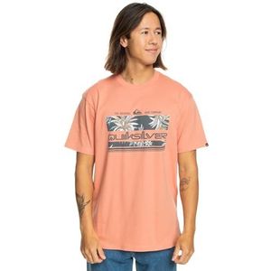 Quiksilver T-shirt heren roze XL