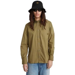 One Pkt Regular Shirt LS, groen (Smoke Olive D24292-d308-b212), S