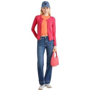 United Colors of Benetton Gebreid vest voor dames, Rood Magenta 12e, XL