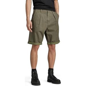 G-STAR RAW Geplooide chinoshort, Meerkleurig (Sage/Shadow Olive D24544-d519-g303), 29W