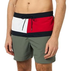 Tommy Hilfiger Heren Medium Trekkoord Stonewash Groen S, Stonewash Groen, S