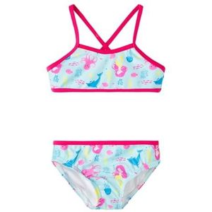 NAME IT NMFZIZA Box TB Bikini voor babymeisjes, Aqua Splash, 74/80, Aqua Splash, 74/80 cm