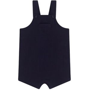 Petit Bateau Korte tuinbroek voor babyjongens, Blauw, 18 Maanden