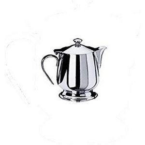 Mepra 15 cl Bombata Koffiepot met Basis, Zilver