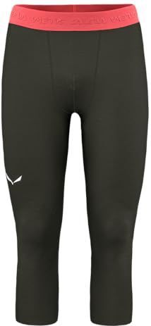 Salewa - Cristallo Warm - Driekwart Leggings - Grijs - Merinowol