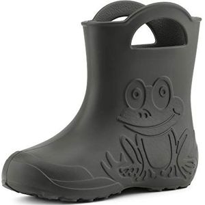 Ladeheid LA-CA-Frog Kinder Regenlaarzen - Rubber - Licht - EVA - Carbone