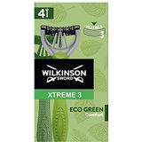 Wilkinson Sword - Xtreme 3 Eco Green X 4 â€“ milieuvriendelijk en recyclebaar scheerapparaat voor heren â€“ 70 g