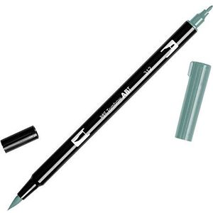 Tombow ABT-312 viltstift Dual Brush Pen met twee punten, holly green