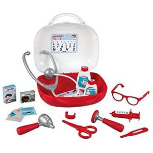 Smoby Toys Dokterskoffer voor kinderen (klein), speelgoeddokterskoffer met accessoires (15 delen), medicijnkoffer voor kinderen vanaf 3 jaar