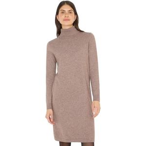 Cecil - Coljurk - Bruin - Dames - Knielang - Zachte Gebreide Stof