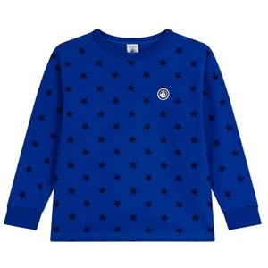 Petit Bateau T-shirt met lange mouwen van bedrukt katoen, olympische avond, 4 Jaren