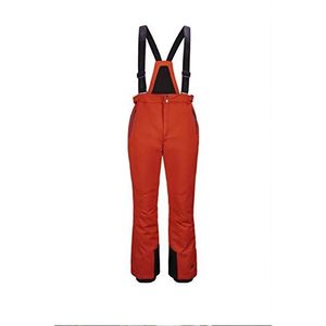 Killtec Heren Tirano MN Ski PNTS functionele broek met afneembare bandjes, sneeuwvanger en randbescherming, oranje, S