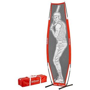 GoSports XTRAMAN Honkbal Dummy Batter Pitching Training Mannequin, Rood