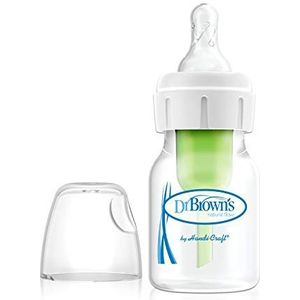 Dr. Brown's Antikolische Fles Opties + Nauw 60 ml Transparant Biberon +0 maanden