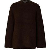 Selected - Gabriella - Gebreide Trui - Oversized Pasvorm - Ronde Hals - Lange Mouwen