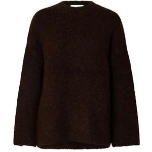 Selected - Gabriella - Gebreide Trui - Oversized Pasvorm - Ronde Hals - Lange Mouwen