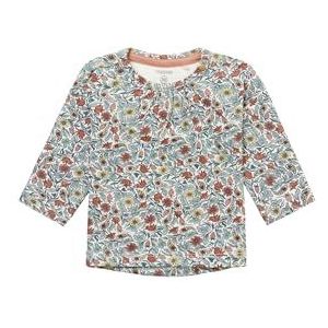 Noppies Baby Babymeisjes Tee Newberry Long Sleeve All Over Print Trui, Blue Surf-P425, 74, Blue Surf - P425, 74 cm