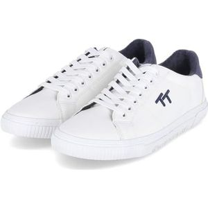 TOM TAILOR Heren 7480040005 Sneakers, wit, 40 EU, wit, 40 EU