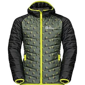 Jack Wolfskin Jongens Zenon Print Jas, Thyme Green All Over, 104