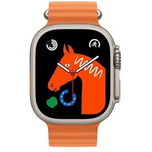 PRENDELUZ Oranje smartwatch met touchscreen, intelligent menu, multifunctioneel