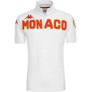 Kappa EROI AS Monaco T-shirt Unisex Kids Wit/Rood