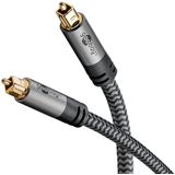 Goobay 65306 audio kabel 3 m Toslink Zwart, Zilver