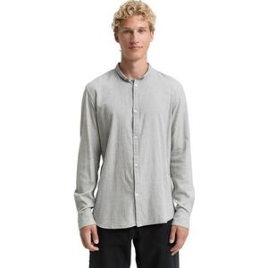 TOM TAILOR Denim heren overhemd, 38561 - Grijs Melange, XS