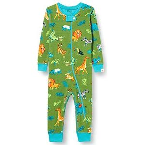 Hatley Baby Jongens Biologisch Katoen Slaappak Peuter Sleepers, Safari Avontuur, 0-3 Maanden