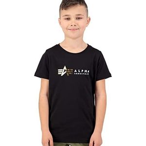 Alpha Industries Alpha Label T Kinderen/Tieners T-Shirt Black