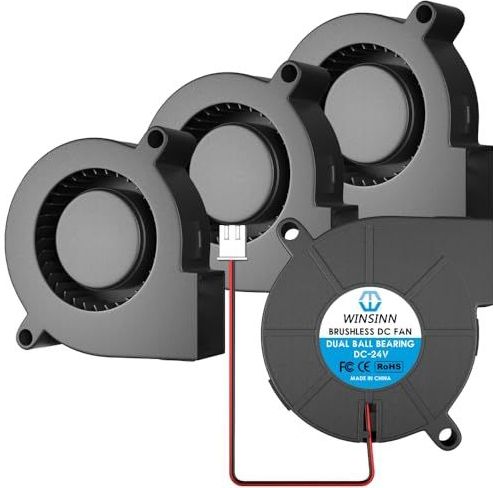 WINSINN - 5015 - Ventilator - 50x15mm - 24V - Dual Kogellager - Pack van 4 stuks