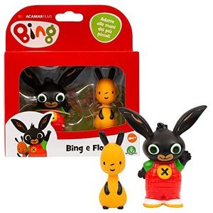 Giochi Preziosi Bing BNG10X01 BNG10X01 minifiguren, minifiguren, groeten en glimlachende flops, voor kinderen vanaf 18 maanden