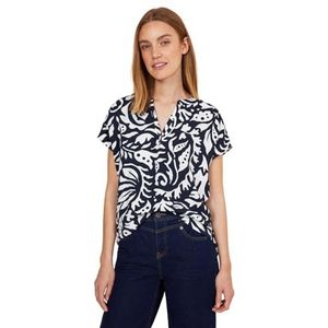 Street One Blouse met armaanzet, blauw (deep blue), 36