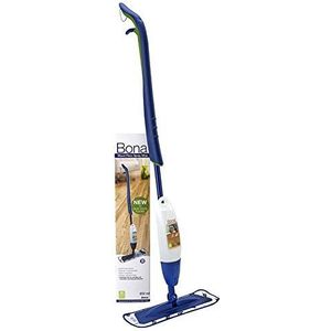 Bona Spraymop Spuitwisser voor houten vloeren, reinigingsapparaat, voor geoliede vloeren, 1 x microvezelpad