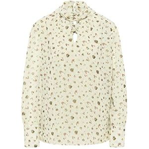 caspio Damesblouse met lange mouwen 19523102-CA06, groen, L, groen, L