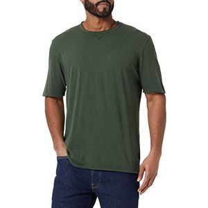 Sisley Mens 3RQZS101T T-shirt, Dark Green 7D1, S