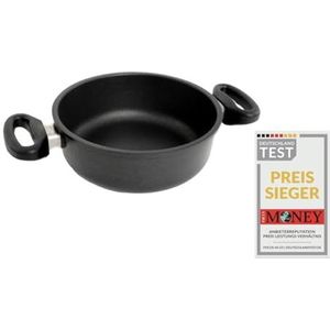 AMT Braadpan van gegoten aluminium, geschikt voor inductie, 20 cm/15 cm