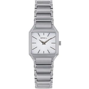 Breil - Horloge WATCH-TW1971 van staal voor dames, Zilver/Wit, misura unica, Armband