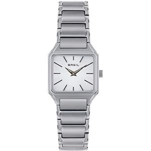 Breil - Horloge WATCH-TW1971 van staal voor dames, zilver/wit, Eén maat, armband