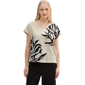 TOM TAILOR T-shirt voor dames, 37762 - Champagne, M