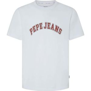 Pepe Jeans Clement T-shirt voor heren, Wit (wit), XS