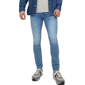 JACK & JONES Heren Jeans JJILIAM JJORIGINAL GE 314 - Skinny Fit - Blue Denim, Denim Blauw, 33W / 30L