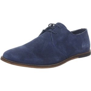JACK & JONES JJ Drake Suede 12064360 Veterschoenen voor heren, blauw, 42 EU