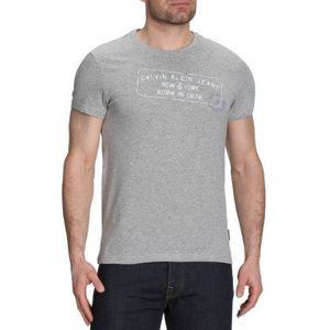 Calvin Klein Jeans CMP44LJY610 T-shirt voor heren, grijs (M92), 50/52 NL