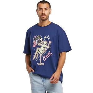 Mister Tee Upscale - Lady Luck Oversize Heren T-shirt - Donkerblauw