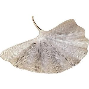 Kare wandsieraad Ginkgo Leaf 59cm, goud, One Size