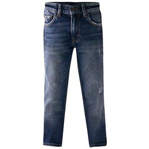 LTB Jeans Jongens-jeansbroek Frey B Slim medium taille met ritssluiting in middenblauw - maat 110 cm, Magne Safe Wash 53944, 110 cm