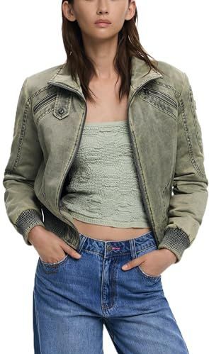 Desigual Tussenjas  lichtgroen