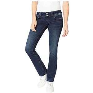 Pepe Jeans Dames Spijkerbroek Venus, Zwart (Denim-vw0), 33W / 32L