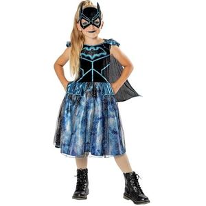 Rubie's Officieel DC Bat-Tech Batgirl-kinderkostuum, superheldenkostuum voor kinderen, maat S 3-4 jaar