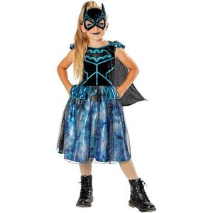 Rubie's Officieel DC Bat-Tech Batgirl-kinderkostuum, superheldenkostuum voor kinderen, maat S 3-4 jaar